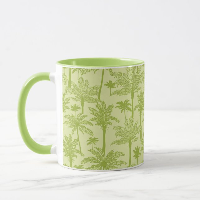 Tasse Le Motif des palmiers verts (Gauche)