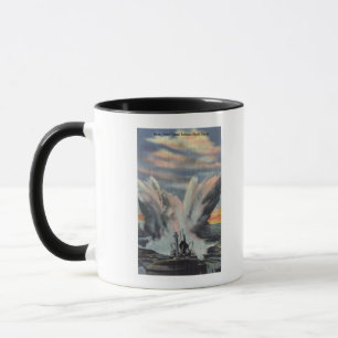 Tasse Le navire de patrouille de la marine libère une ch