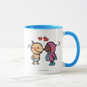 Tasse Le nez esquimau amical embrasse des enfants