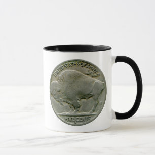 Tasse Le nickel de "Buffalo" des 1936 USA coupe la queue