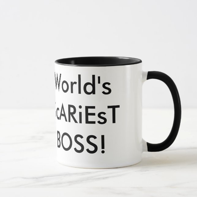 Tasse Le PATRON le plus effrayant du monde ! (Droite)