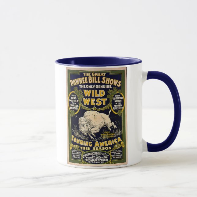 Tasse Le Pawnee Bill montre l'ouest sauvage (Droite)