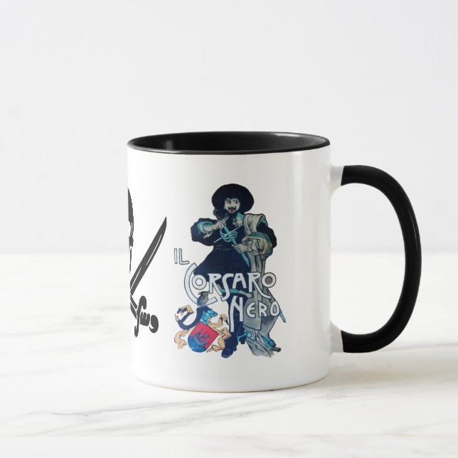 TASSE LE PEAU DE CORSAIR NOIR TRAVERSE LES ÉPÈRES (Droite)