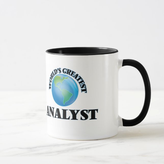 Tasse Le plus grand analyste du monde (Droite)