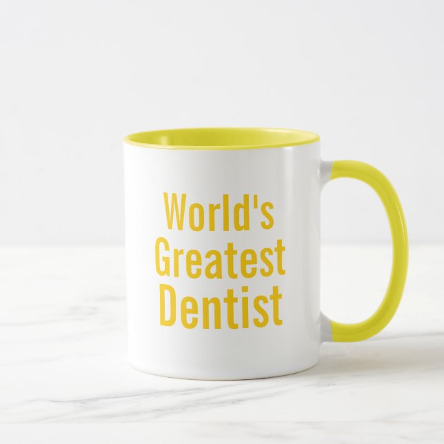 Tasse Le plus grand dentiste des mondes (Droite)