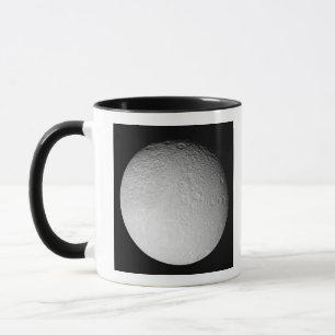 Tasse Le pôle Sud de la lune de Saturne Tethys