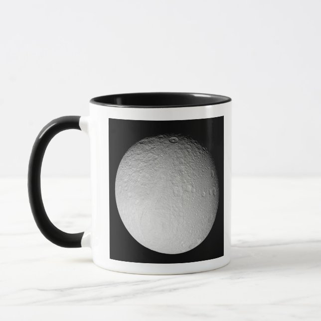 Tasse Le pôle Sud de la lune de Saturne Tethys (Gauche)
