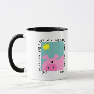Tasse Le porc indique krouik-krouik le T-shirts et les