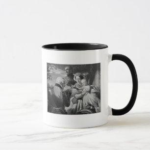 Tasse Le premier de mai 1851, gravé par Werner
