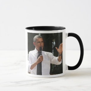 Tasse Le Président Barack répond à des questions au