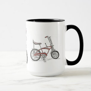 Tasse Le rayon de Sting vintage des années 60 va à vélo