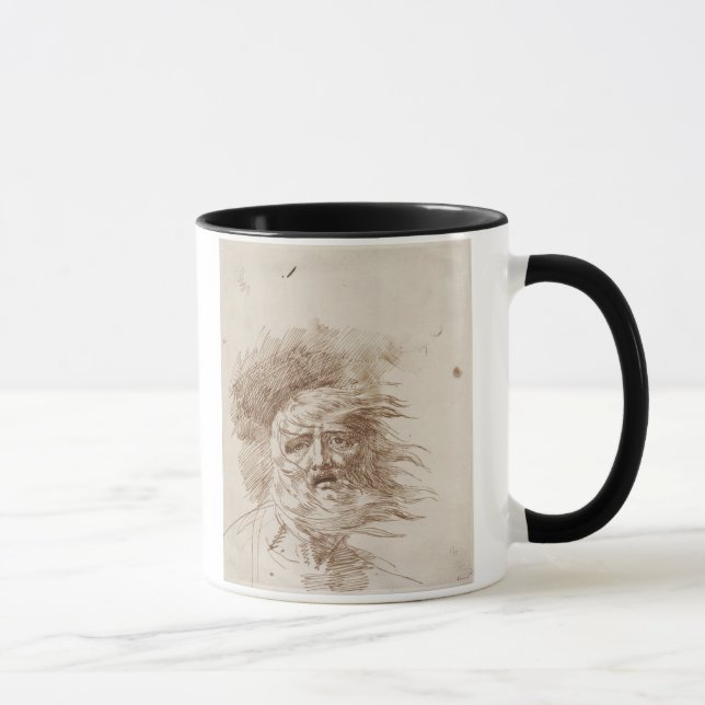Tasse Le Roi Lear dans la tempête (encre de stylo et de (Droite)