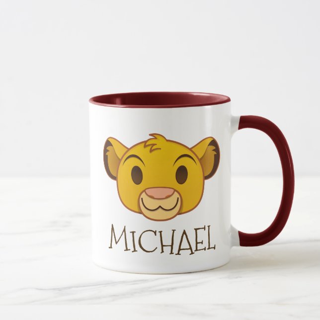 Tasse Le Roi Lion | Simba Emoji (Droite)