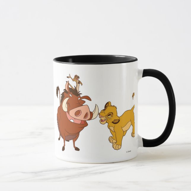 Tasse Le roi Lion Simba et Timon Disney (Droite)