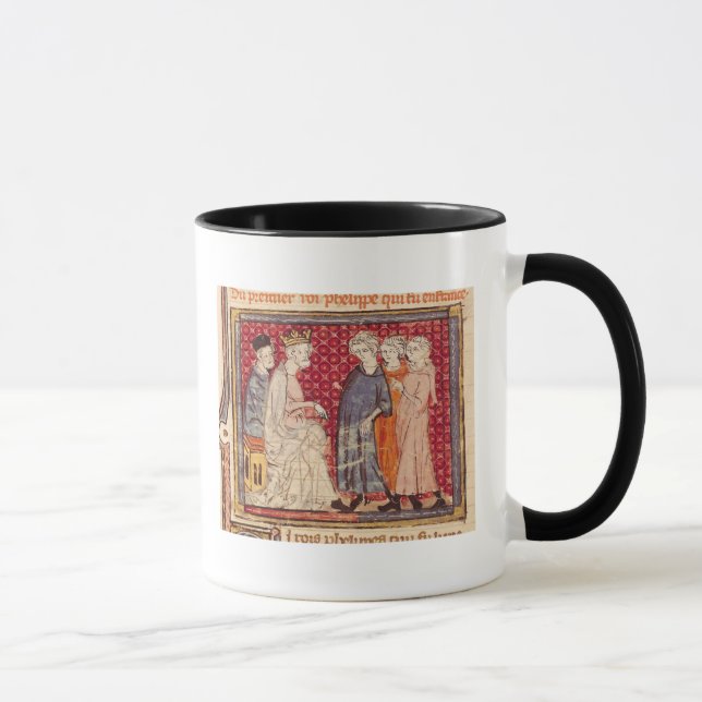 Tasse Le Roi Philippe I, Grandes Chroniques De France (Droite)
