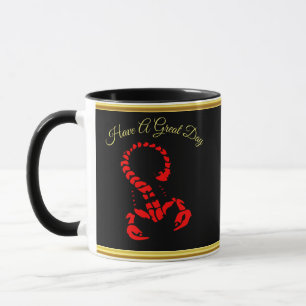 Tasse Le scorpion rouge très venimeux