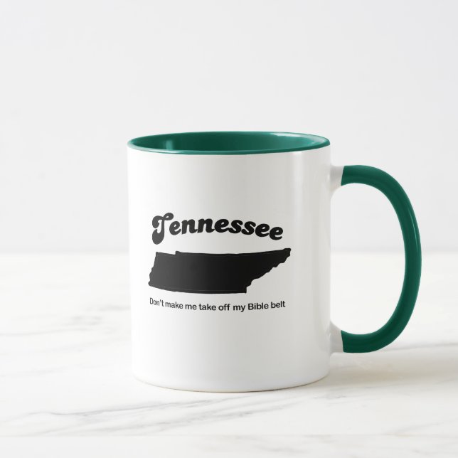 Tasse Le Tennessee - ceinture de bible (Droite)