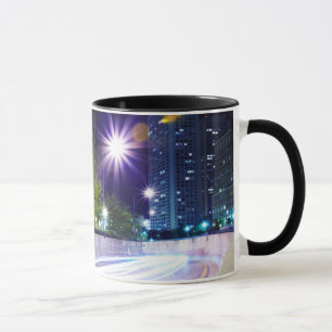 Tasse Le trafic brouillé la nuit