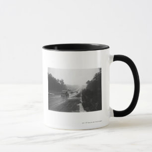 Tasse Le trafic sur la route