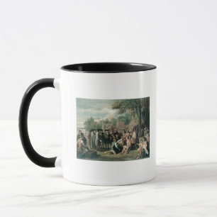 Tasse Le Traité de William Penn avec les Indiens dedans