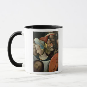 Tasse Le transport de la croix montrant trois visages