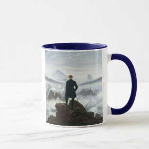 Tasse Le vagabond au-dessus de la mer du brouillard,
