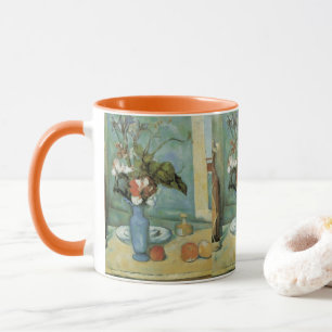 Tasse Le Vase Bleu (Fleurs et Fruits) par Paul Cezanne