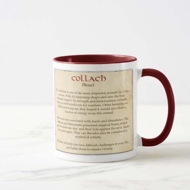Tasse Le verrat celtique (Droite)