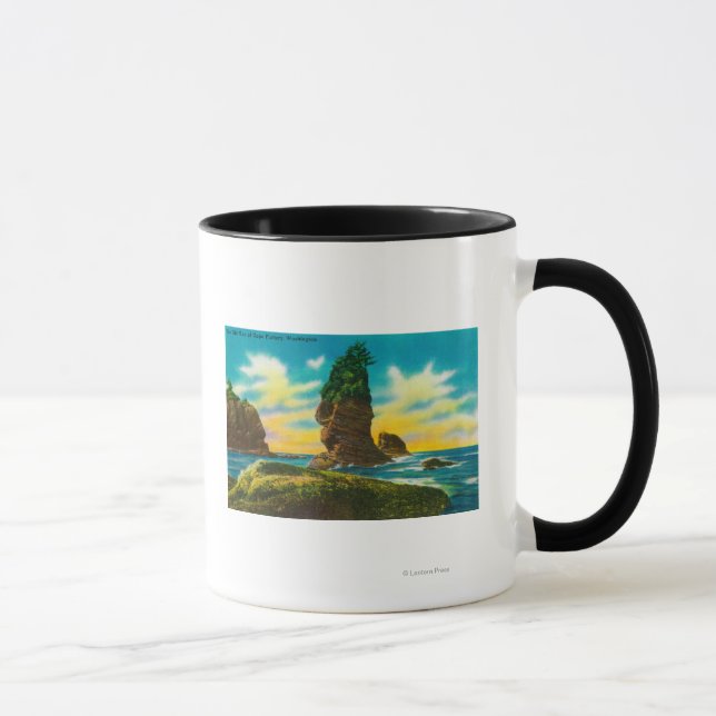 Tasse Le vieil homme de Cape Flattery, WA (Droite)