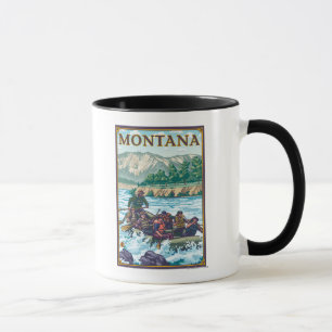 Tasse L'eau blanche transportant par radeau - le Montana