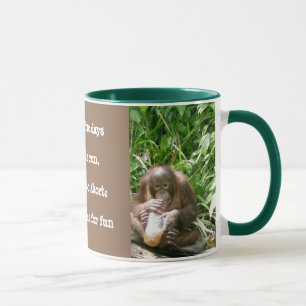 Tasse Leçons sur la faune : La vie est courte, amusez-vo