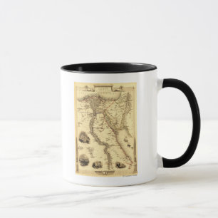 Tasse L'Egypte et l'ArabiaPanoramic MapEgypt