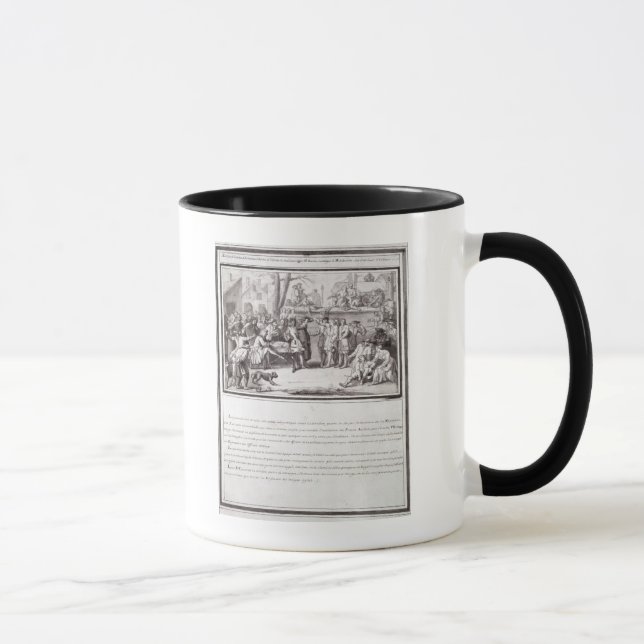 Tasse L'élection de la milice (Droite)