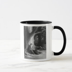 Tasse L'Enchanter MERLIN et Vivien féerique