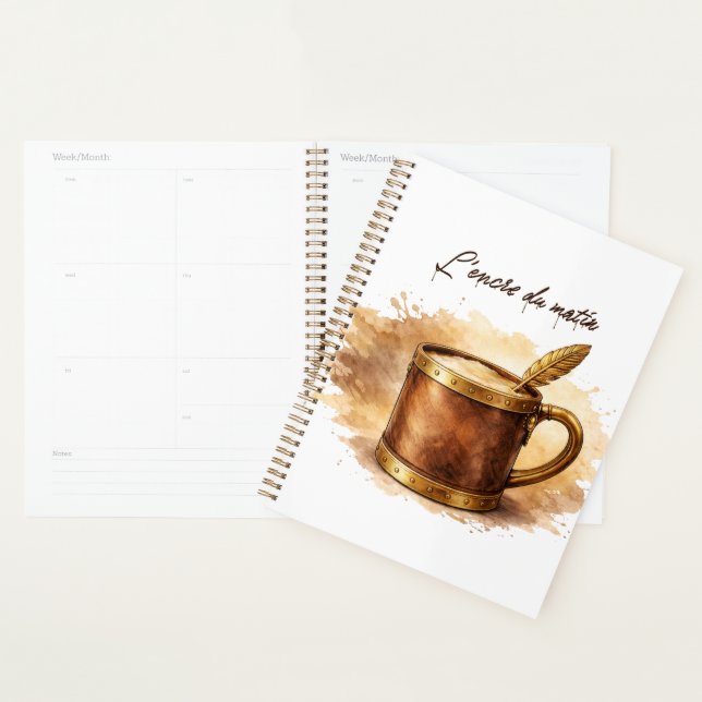 Tasse l'encre du matin planner (Display)
