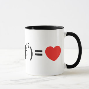 Tasse L'équation d'amour pour les hommes