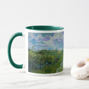 Tasse Les champs de blé vert par Vincent van Gogh