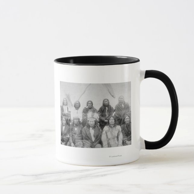 Tasse Les chefs indiens Lakota qui ont rencontré le géné (Droite)