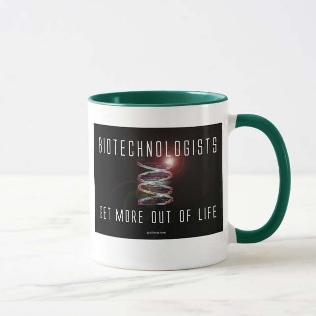 Tasse Les chercheurs biologiste obtiennent plus hors de (Droite)