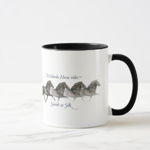 Tasse Les chevaux islandais ont une allure aussi douce q