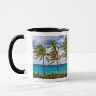 Tasse Les cocotiers (Cocos nucifera) se balancent dans
