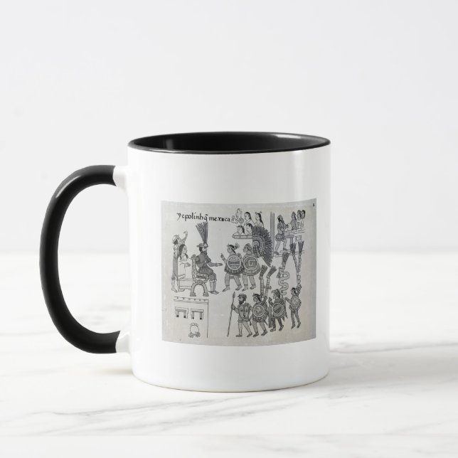 Tasse Les dernières redditions aztèques de Cuauhtemoc (Gauche)