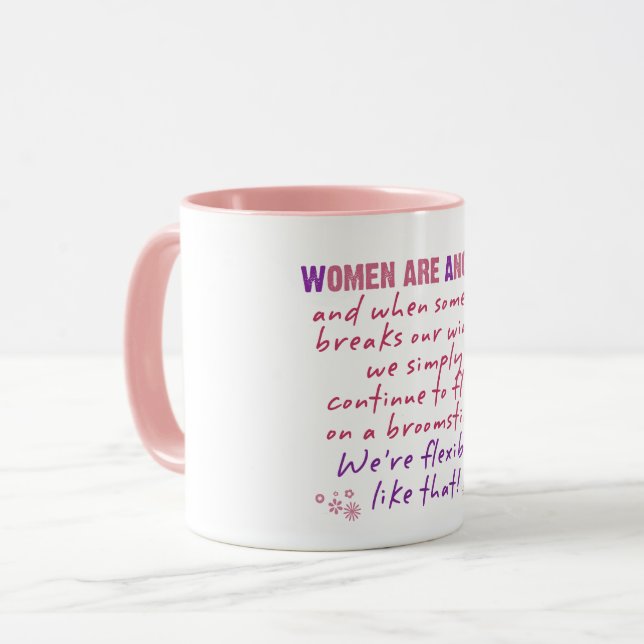 Tasse Les femmes sont des anges (Devant gauche)