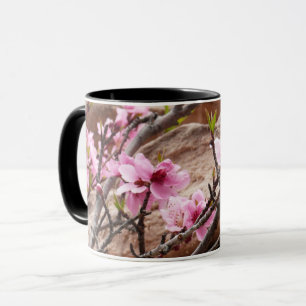 Tasse Les fleurs du printemps sur les rochers de Sion
