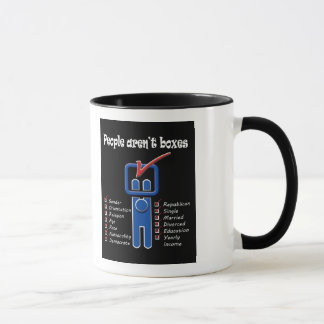 Tasse Les gens ne sont pas des boîtes