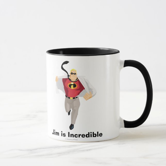 Tasse Les Incroyables M. Incroyable comme Superman (Droite)