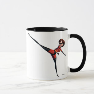 Tasse Les Incroyables Mme Incroyable s'étirant le pied
