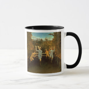 Tasse Les joueurs de football, 1908 (huile sur la toile)