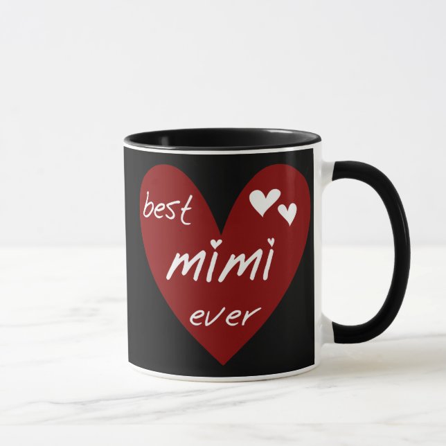 Tasse Les meilleurs jamais T-shirts Mimi et les cadeaux (Droite)