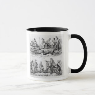 Tasse Les ouvriers s'approchent du nouveau bureau de